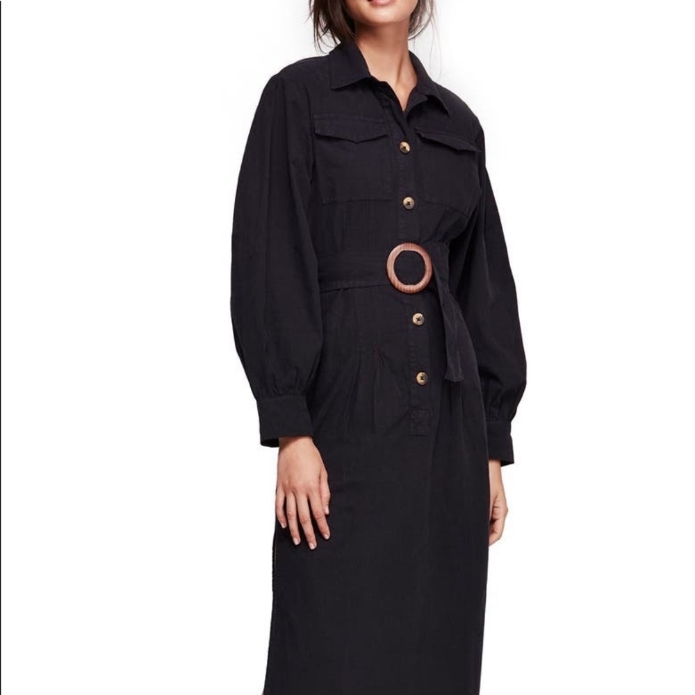 Free People Aubrey Midi Straight Dress